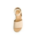 thumbnail image 5 of Women's Comfort Elastic Ankle Strap Shoes Espadrilles Wedge Sandals wide available, 5 of 5