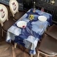 thumbnail image 4 of Pioneer Flower Floral Print Pattern Rectangle Tablecloth 60"x120",Waterproof Polyester Rectangle Table Cloth, Wipeable Spillproof Polyester Tablecloth for Dining, Camping, Indoor and Outdoor, 4 of 6