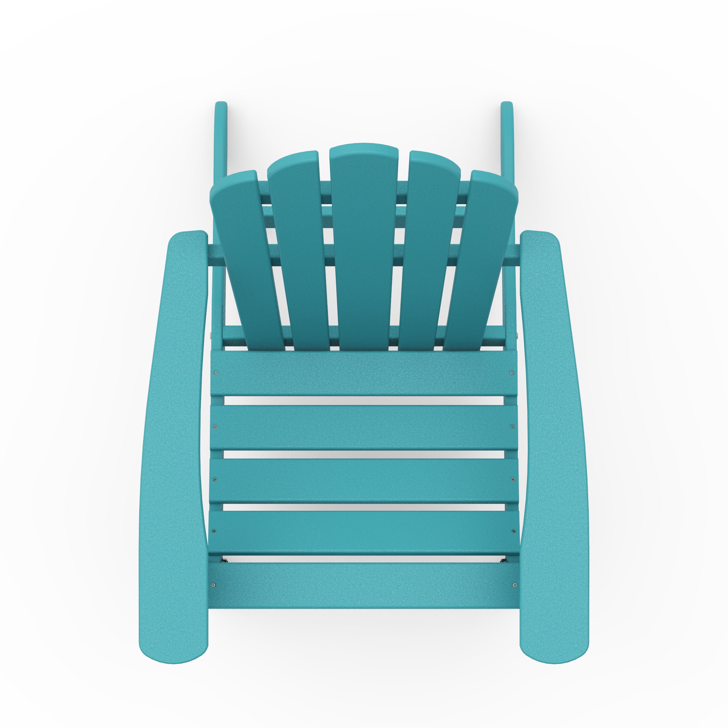 Better Homes & Gardens by POLYWOOD Southlake Outdoor Flowerback Adirondack Chair, All-Weather HDPE, Patio Seat, Aruba