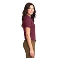 thumbnail image 2 of Port Authority Ladies Stain Resistant Polo-3XL (Burgundy), 2 of 2