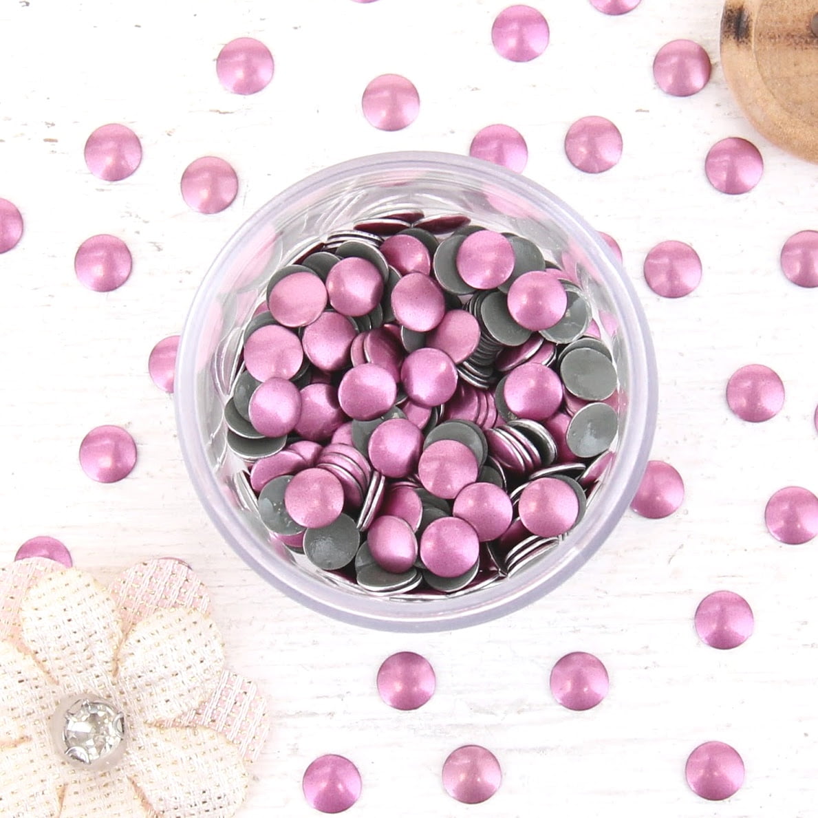 Amethyst 4 gross Threadart Hot Fix Metallic Nailheads 4mm 576 Nailheads Per Package
