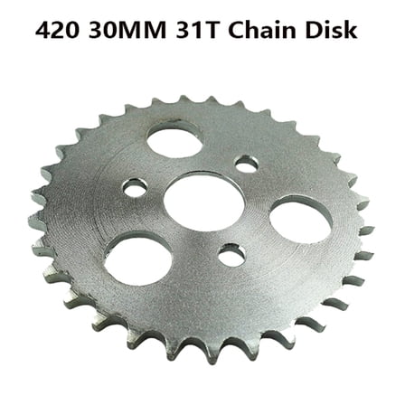 31 Tooth Rear Chain Sprocket ID 30mm For 420 Chain 50CC 70CC 90CC 110CC 125CC 250CC Pit Dirt Bike ATV Quad Bike Motorcycle