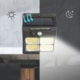 thumbnail image 4 of Eyfqtcs Led Cob Luces Solares Sensor De Movimiento Al Aire Libre Lámparas De Pared De Calle Impermeables (D), 4 of 9