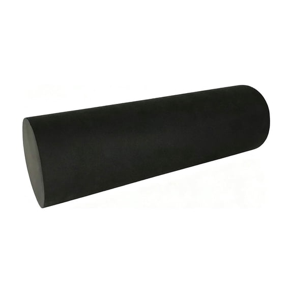 JHyouerji Smooth EVA Foam Roller 12x4in Black Muscle Recovery Roller for Yoga Home Fitness Training