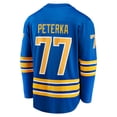 thumbnail image 3 of Men's Fanatics JJ Peterka Royal Buffalo Sabres Home Breakaway Jersey, 3 of 3
