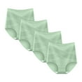 thumbnail image 3 of GEWSEY Tummy Control Shapewear Panties for Women-High Waisted Body Shaper Underwear Seamless Shapewear Panty Girdle (Light Green, M), 3 of 9