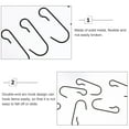 thumbnail image 3 of PAMINGONO 120Pcs Hooks Reusable Ornament Hooks For Christmas Tree Decoration Iron, 3 of 8