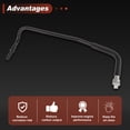thumbnail image 3 of Tubo de válvula PCV Unique Bargains para Buick Encore 2016-2019 Manguera de respiradero del cárter del motor 12640659 Válvula de ventilación del cárter del motor Plástico Metal Negro 1 pieza, 3 of 6