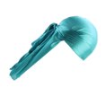 thumbnail image 2 of Stylish Silk Doo Rags For Men Proper Elastic Wave Cap Size Soft And Comfortable Men Black Bandanas For Hip Hop Rapper Ocean blue, 2 of 8