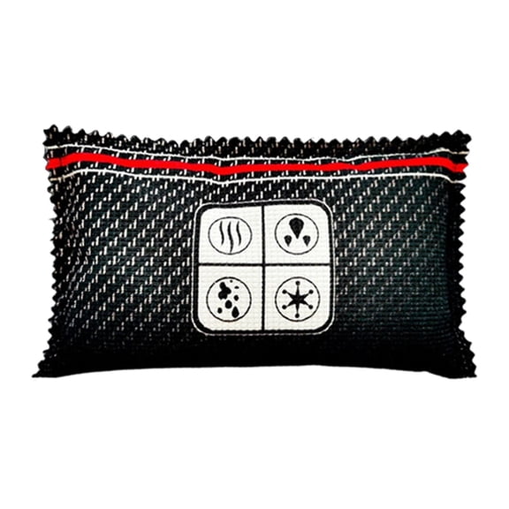 Solivara Reusable Dehumidifier Bag For Car Interior, Portable Condensation Prevention, For Wardrobe Closet Basement RV, Moisture Absorber Tool(Black,4.33*7.08*1.18in)