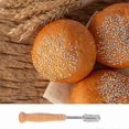 thumbnail image 4 of Bread Proofing Basket Set Of 2 With Starter Kit-round And Ovel Bread Baking Bowl Tools -bread Lame-, 4 of 5