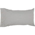 thumbnail image 3 of Piper Classics Farmhouse Ticking Stripe Blue King Sham, 21" 37", 100% Cotton, 3 of 5