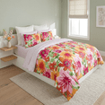 thumbnail image 2 of Summer Floral Reversible Complete Comforter Set, 2 of 4