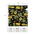 thumbnail image 5 of Fotbe Bees and Sunflowers Mailbox Covers Post Letter Box Cover Garden Decor Standard Size-21x18 in, 5 of 9