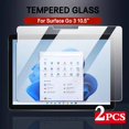 thumbnail image 1 of 2PCS Screen Protector For Microsoft Surface Pro 4 5 6 7 8 X 9 13'' 12.3 Go 2 3 Protective Film Anti Scratch Clear Tempered Glass 2Pcs Go 3, 1 of 6