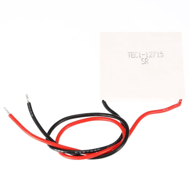 Eigraketly 1pc TEC1-12715 Semiconductor Refrigeración Tabletas Wihte Disipador de calor Enfriador termoeléctrico Refrigeración Módulo de placa Peltier Medidores de medidas dimensionales Eigraketly TO001991-00