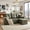 Olive Green-Leather, variant on 71" L-Shaped Couch with Pull Out Bed, Modern Sofa Bed Couch with Storage, Convertible Sleeper Sofa, Multi-Functional Sectional Couches for Living Room, Apartment