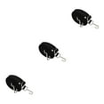 thumbnail image 2 of relayinert No Scratching Item Rubber Luggage Rope Protects Delicate Surfaces Damage black 3Set, 2 of 6