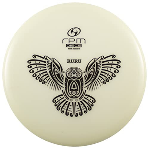 RPM Discs Ruru Glow Plastic | Putt & Approach Golf Disc | Beginner Friendly Disc Golf Disc [Stamp Color & Weight May Vary]