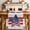 Red, Blue, White, variant on Patriotic USA Flag Table Runner 72 Inches, Independence Day Firework Blue Striped Bed Runner Dresser Scarves Tabletop for Indoor Outdoor Parties/Ceremony/Banquet, 18" x 72"