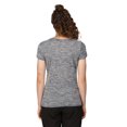 thumbnail image 5 of Regatta - Camiseta Fingal VII Logotipo de Jaspeada para Mujer (Marino), 5 of 5