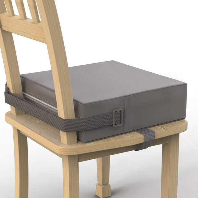 Asiento elevador para mesa de comedor para niños pequeños, correas de seguridad dobles lavables de PU, asiento elevador inferior antideslizante para comedor para niños pequeños, cojín creciente de via