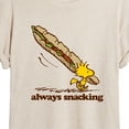 thumbnail image 3 of Peanuts - Always Snacking - Women's Oversized T-Shirt, 3 of 6