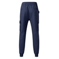 thumbnail image 3 of ketyyh-chn99 Sweatpants Mens Linen Loose Casual Lightweight Elastic Waist Yoga Beach Pants, 3 of 5