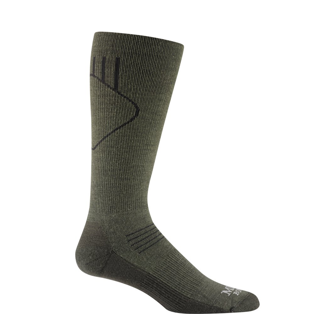 Muck Juneau Crew Sock Foliage Green, Medium Muck Boots Socks, Built for