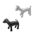 thumbnail image 1 of 2PC Dog Mannequin PU Leather Standing Position for Display Yinane Maniquí de perros, 1 of 7