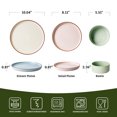 thumbnail image 6 of Famiware Star 12-Piece Dinnerware Set, Service for 4, Multicolor, 6 of 6