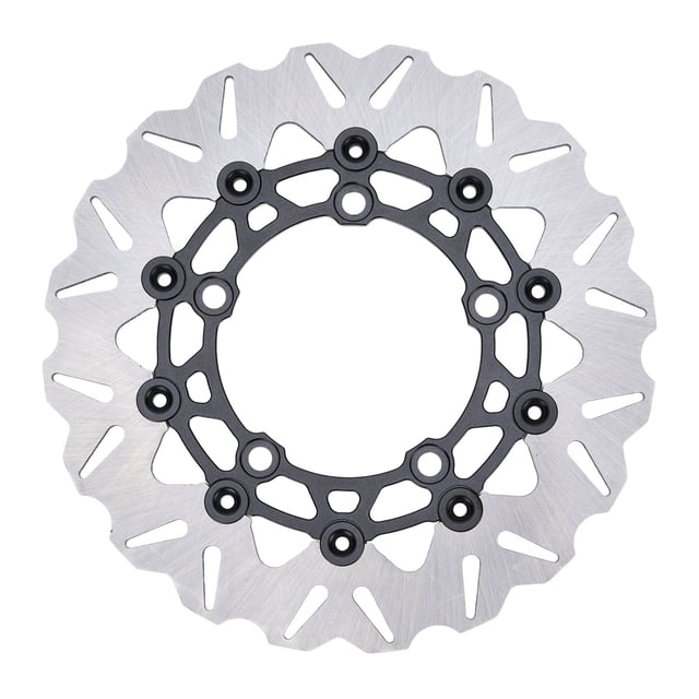 Motorcycle Front Brake Disc Rotor, Front Wheel Brake Disc Rotor, Stainless Steel, Aluminum Alloy, Fits Replacement for Pcx125, Pcx150, Pcx160 with Improved Design, Enhanced