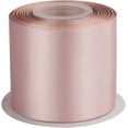 thumbnail image 1 of GFDYREE 3" Inch Double Faced Satin Ribbon Vanilla Solid Polyester Craft Ribbon - 25 Yards Perfect for Gift Wrapping, Crafts, Wreath, Wedding Party Ceremony Decoration, Floral Arrangement, Se, 1 of 7