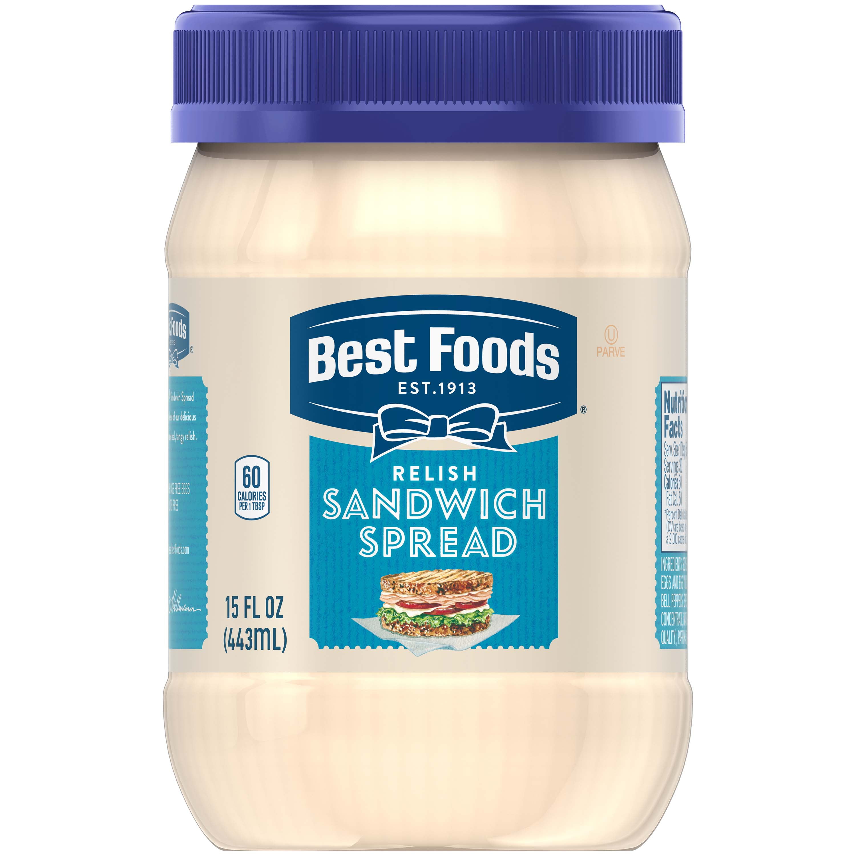Best Foods Relish Sandwich Spread, 15 oz - Walmart.com ...