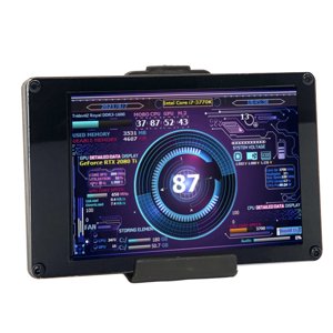 PC Affichage de la température, 320x480 3.5in Écran de moniteur de temps de l'ordinateur CPU GPU RAM IPS USB Pour Temp