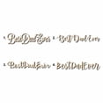 thumbnail image 1 of Best Dad Ever Sign Unfinished Wood Cutout Home Decor DIY Option 1- 24" Wide / 1/8", 1 of 3