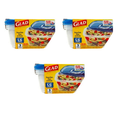 

GLAD Entree M size 5 containers (Pack of 3)