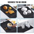 thumbnail image 2 of Estera Para Secar Platos,Estera De Secado De Silicona Buenas Esteras De Secado Grandes Para Cocina,Estera Resistente Al Calor,Estera Para Tazones De Vajilla-Fácil De Limpiar-47x30cm, 2 of 5