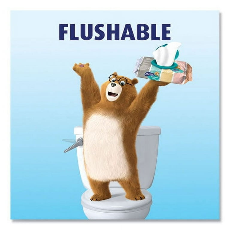 Flushable Wipes, 1-Ply, 5 x 7.2, Unscented, White, 40 Wipes/Tub, 4 Tubs/Pack Flushable Wipes, 1-Ply, 5 x 7.2, Unscented, White, 40 Wipes/Tub, 4 Tubs/Pack