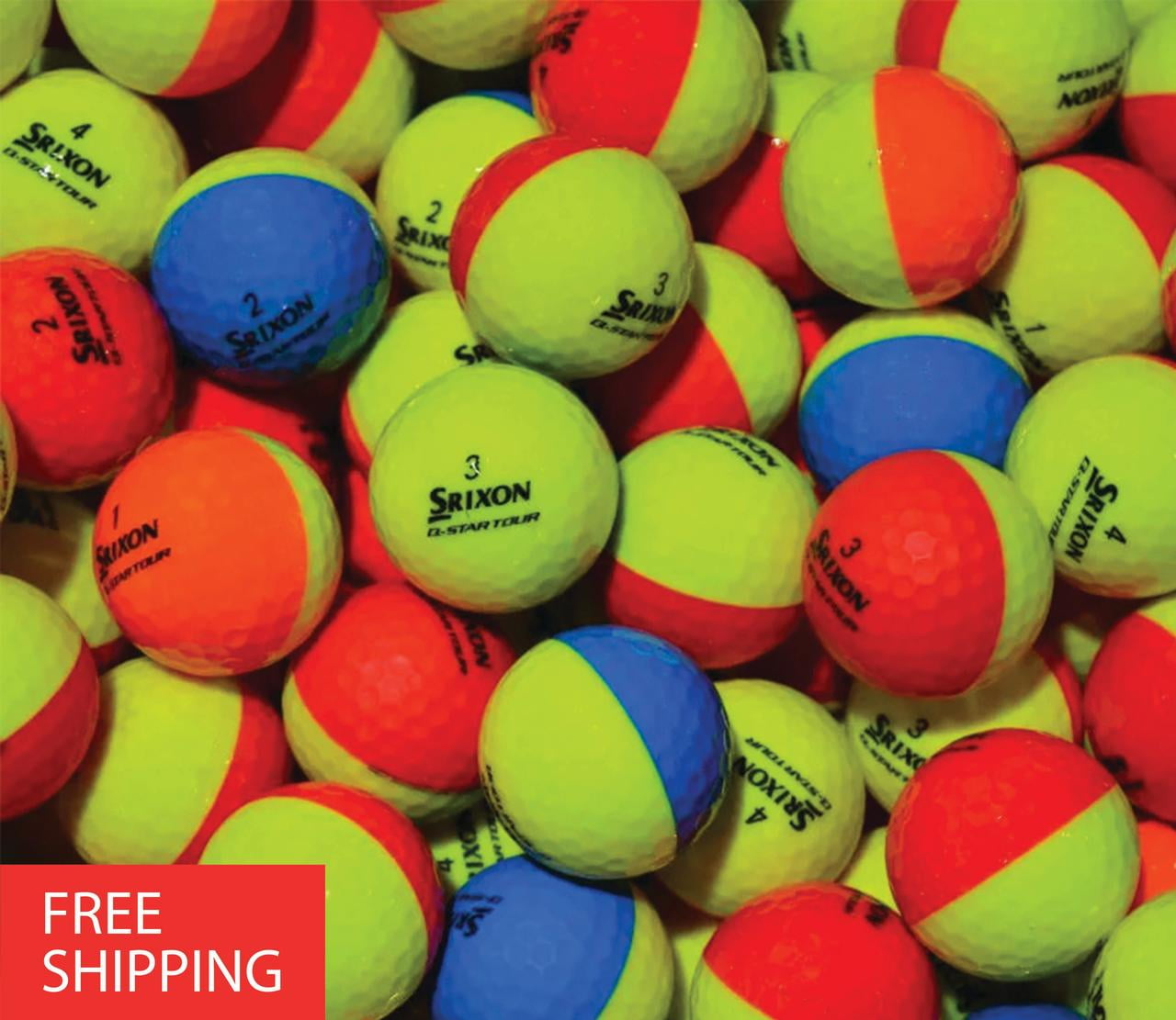 Pre-Owned Srixon Q-Star Tour Divide Mat Mix Recycled Golf Balls 4A- 3 dozens - by Mulligan