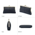thumbnail image 3 of Lock Wallet for Women,  Multi-card Slots Card Holder Clutch Purse Travel Wallet (Blue), 3 of 6