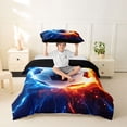 thumbnail image 2 of Erosebridal Football Ball Games Twin Bedding For Kids Boys,Soccer Games Sport Theme Duvet Cover Set,Reversible Black 2-Piece,No Comforter, 2 of 6