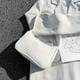 thumbnail image 2 of Bolso Cuero Suave PU para Mujer Hombro Informal Color Sólido () Blanco, 2 of 9