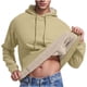 thumbnail image 2 of Sudadera con capucha para hombre, jersey de cuello alto, elástico, de color liso, de poliéster., 2 of 8
