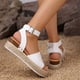 thumbnail image 5 of Zapatos Playa Casuales Sandalias Cuña Con Punta Abierta Cómodos para Mujer Uso Diario, 5 of 8