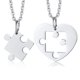 thumbnail image 4 of Collar a juego de rompecabezas, acero inoxidable/chapado en oro corazón gato/Yin Yang/árbol de la vida BFF colgante joyería mujeres/hombres bellamente empaquetado TUNC Sencillez, 4 of 5