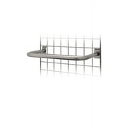 SSWBasics Boutique Raw Steel U-Shaped Hangrail for Wire Grid - 21 1/2"W