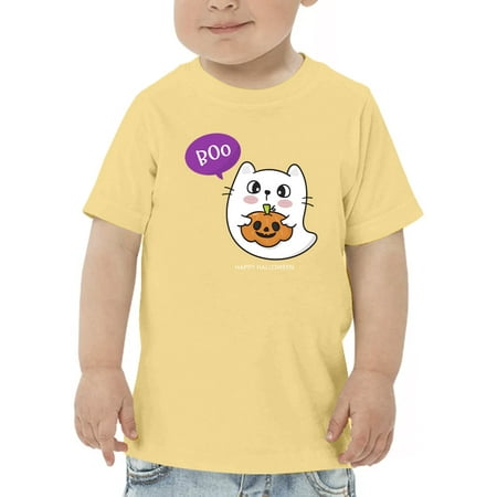 

Cute Ghost Kitten W Pumpkin T-Shirt Toddler -Image by Shutterstock 2 Toddler
