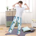 thumbnail image 5 of Flowers Pattern Pajama Pants Soft Lightweight Lounge Pants Bottoms Sleep Pants Warm Comfy, 5 of 9