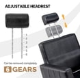 thumbnail image 6 of OmySalon Reclining Salon Chair for Hair Stylist, Hair Chair for Threading Waxing Braiding Shampoo Hairdressing, Barber Chairs for Barbershop Beauty Spa, 6 of 9